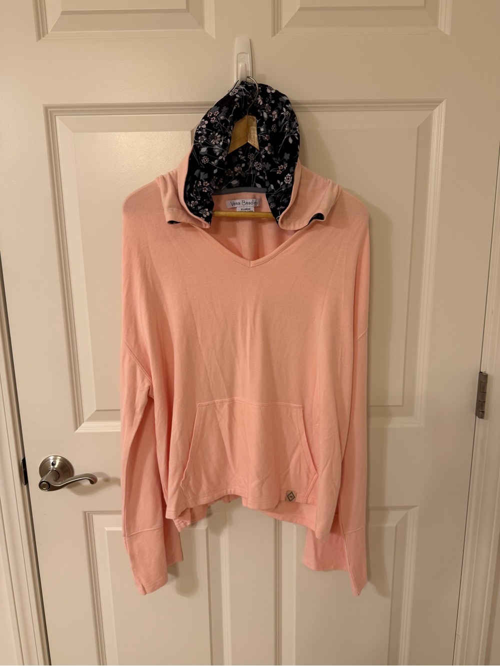 Vera Bradley Women’s XL Haven Cropped French Terry Pullover Lounge Hoodie EUC